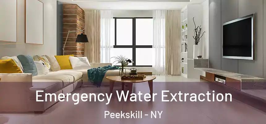 Emergency Water Extraction Peekskill - NY