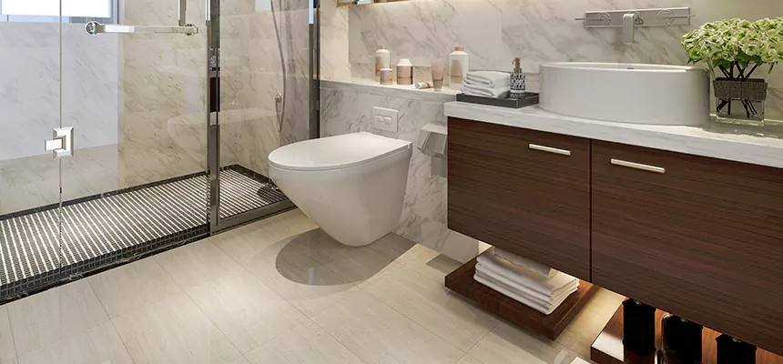 Burst Pipe Bathroom Cleanup in Peekskill